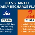 Jio vs Airtel Yearly Recharge Comparison